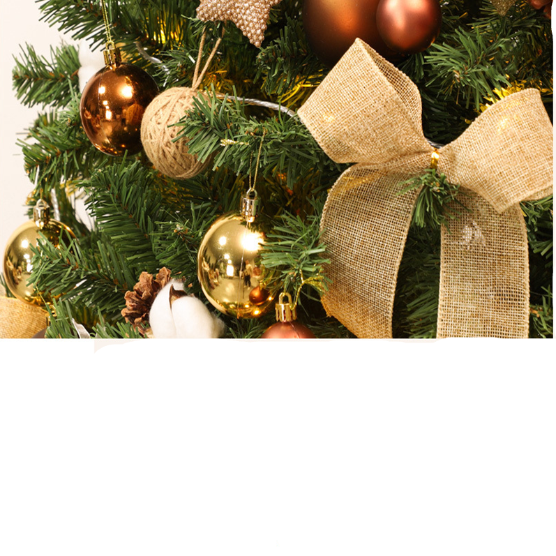 Kunstkerstboom Canelle in Scandinavische stijl van katoen