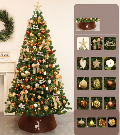 Kunstkerstboom Canelle in Scandinavische stijl van katoen