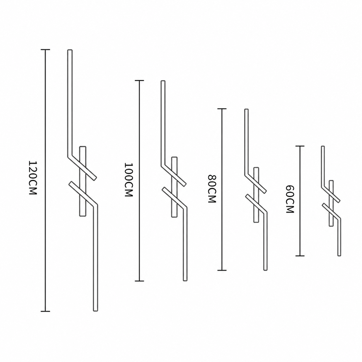 Design LED-strip wandlamp – Voor slaapkamer, woonkamer en kantoor