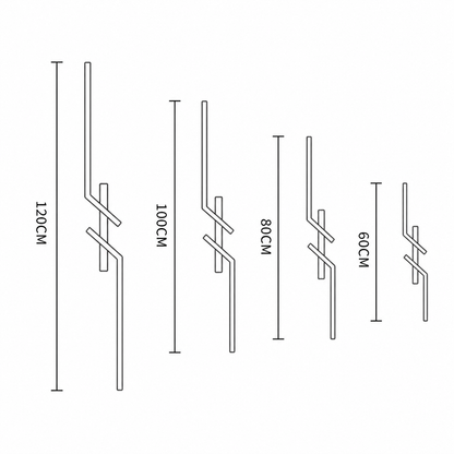 Design LED-strip wandlamp – Voor slaapkamer, woonkamer en kantoor