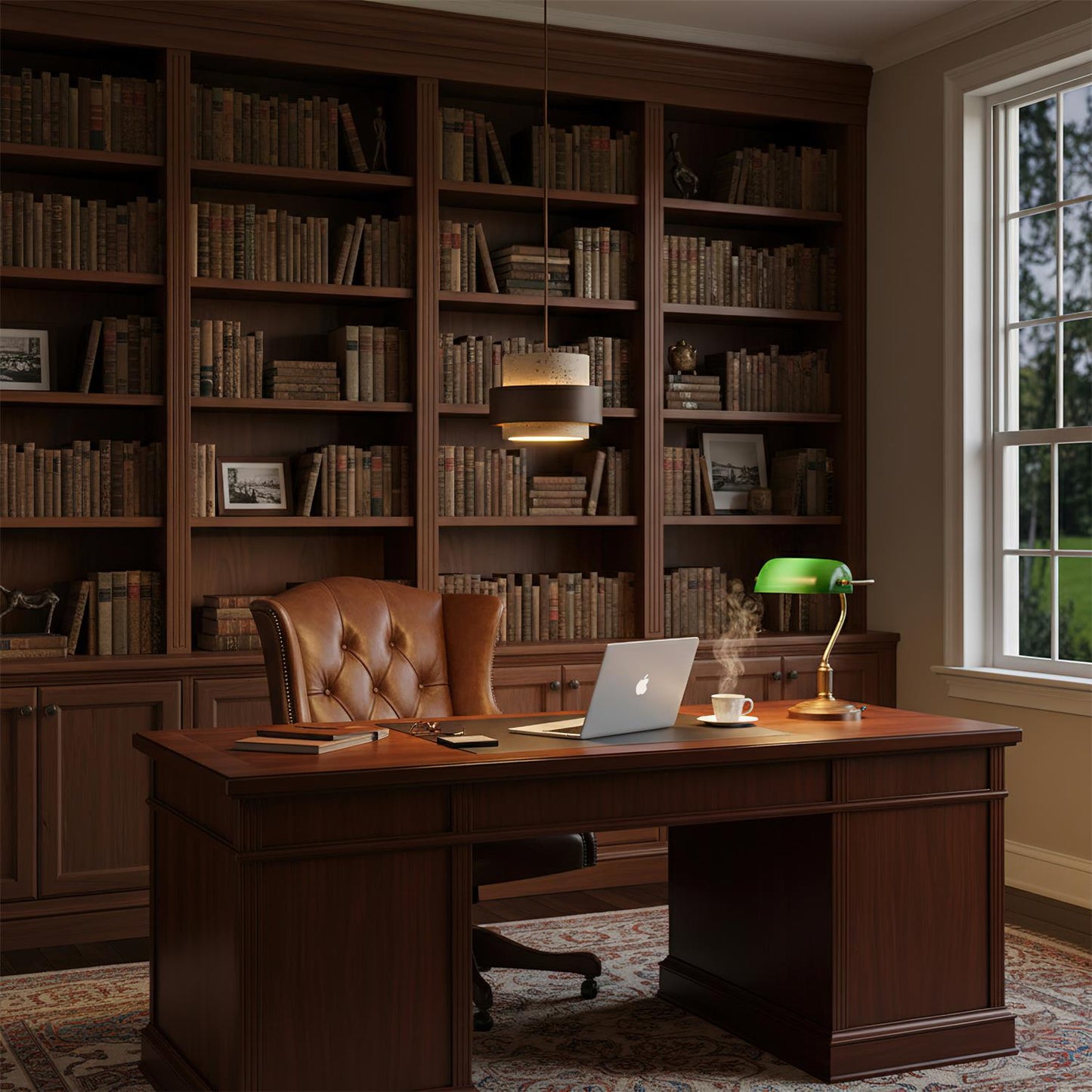 Rustieke stenen hanglamp