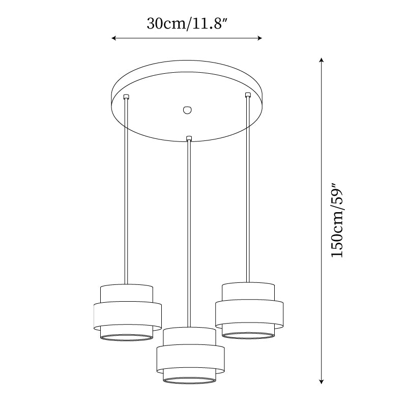 Rustieke stenen hanglamp