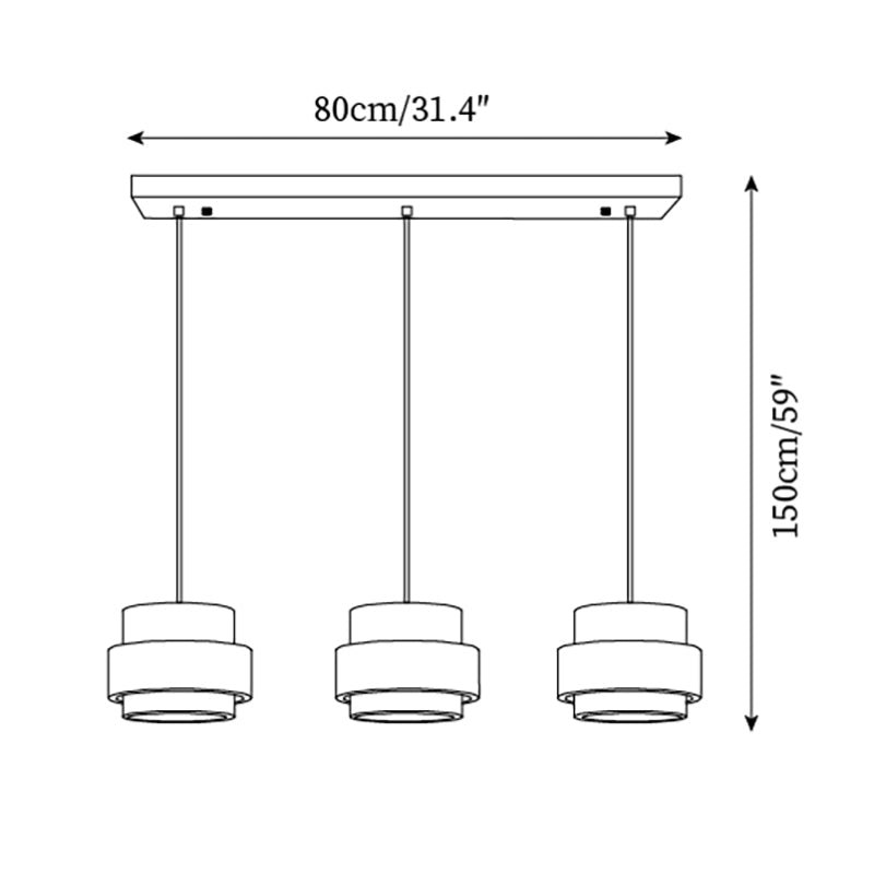 Rustieke stenen hanglamp