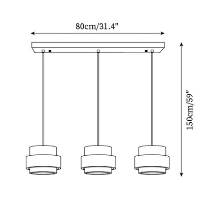 Rustieke stenen hanglamp