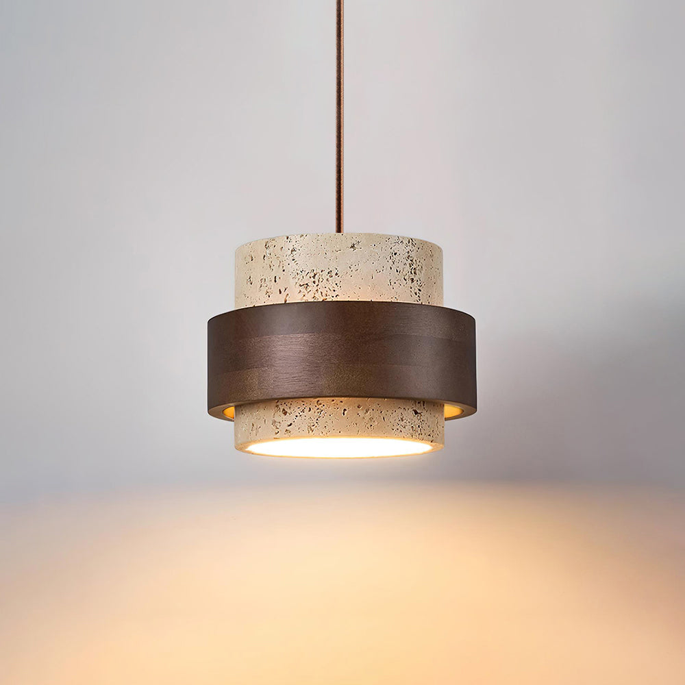 Rustieke stenen hanglamp