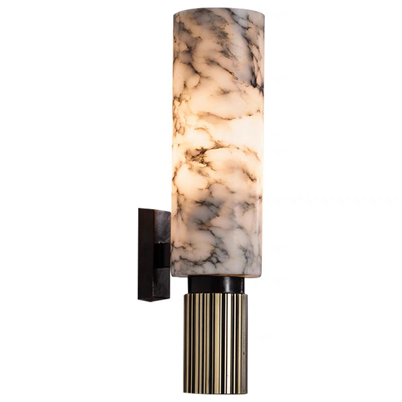 Elegante marmeren wandlamp