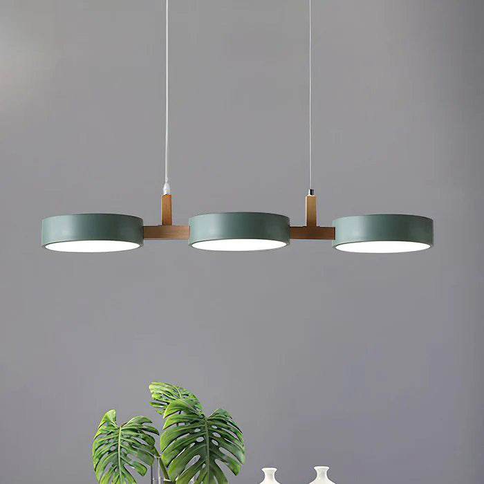 Moderne cilinder hanglamp met meerdere lichtbronnen