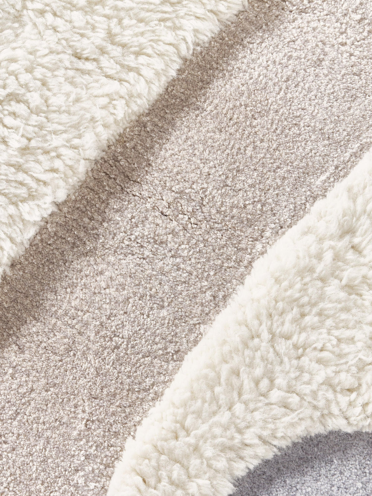 Elvara abstract vloerkleed van wol en viscose