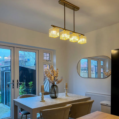 Minimalistische glasachtige lamp