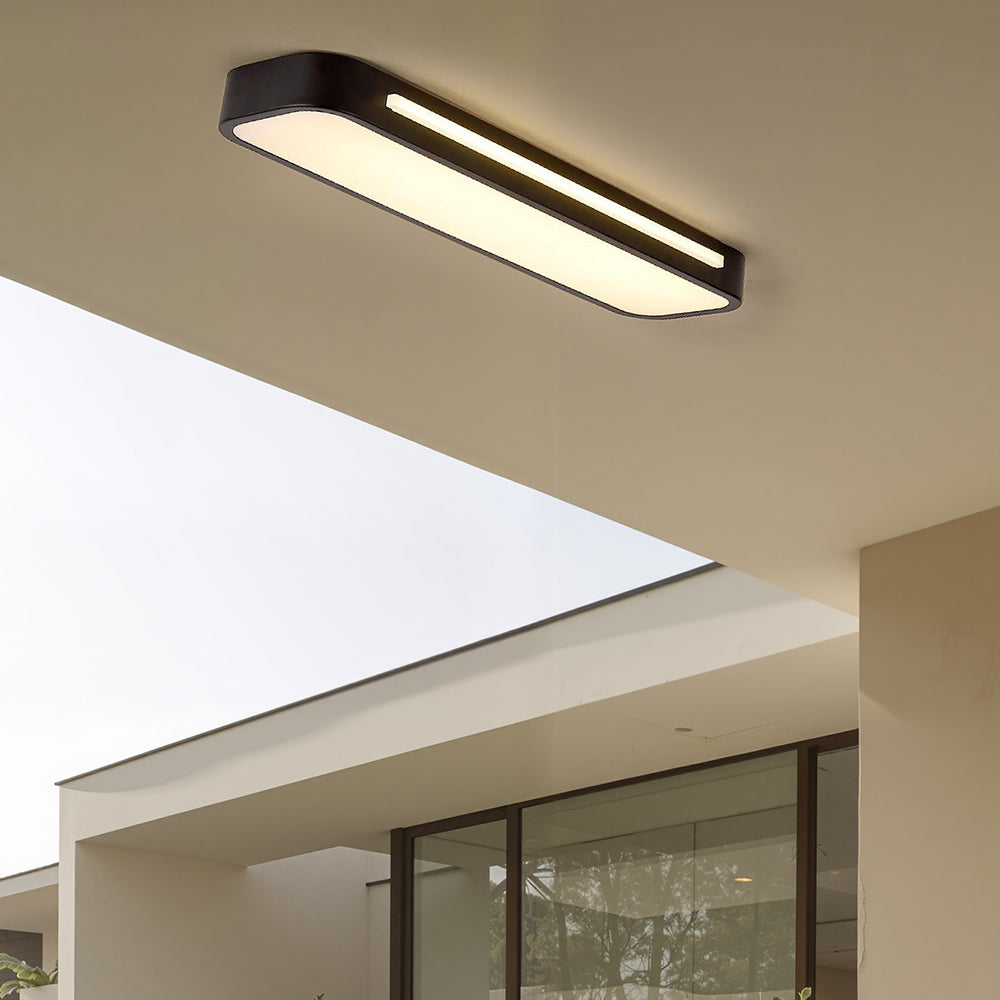 Strakke LED Plafondlamp voor Moderne Interieurs