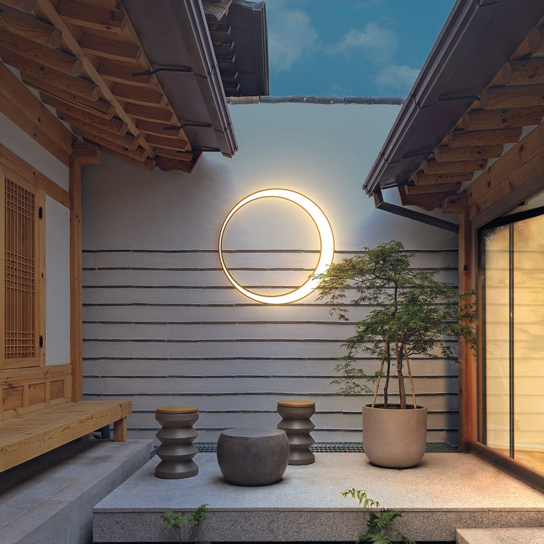 Moderne waterdichte LED-buitenmuurverlichting