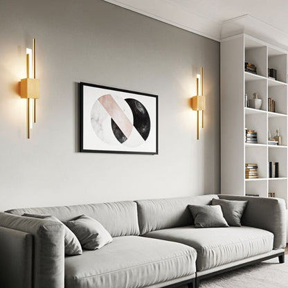 Moderne verticale LED-wandlamp