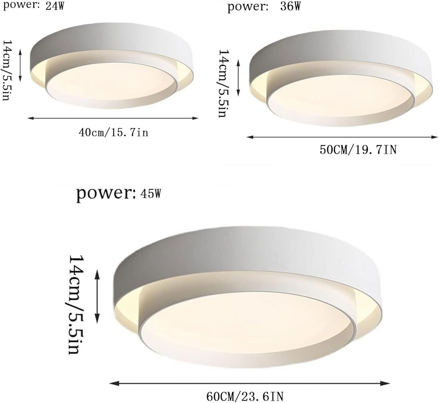 Ronde Noordse LED-lamp