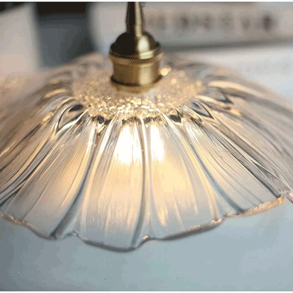 Retro Bloemen Glazen Hanglamp