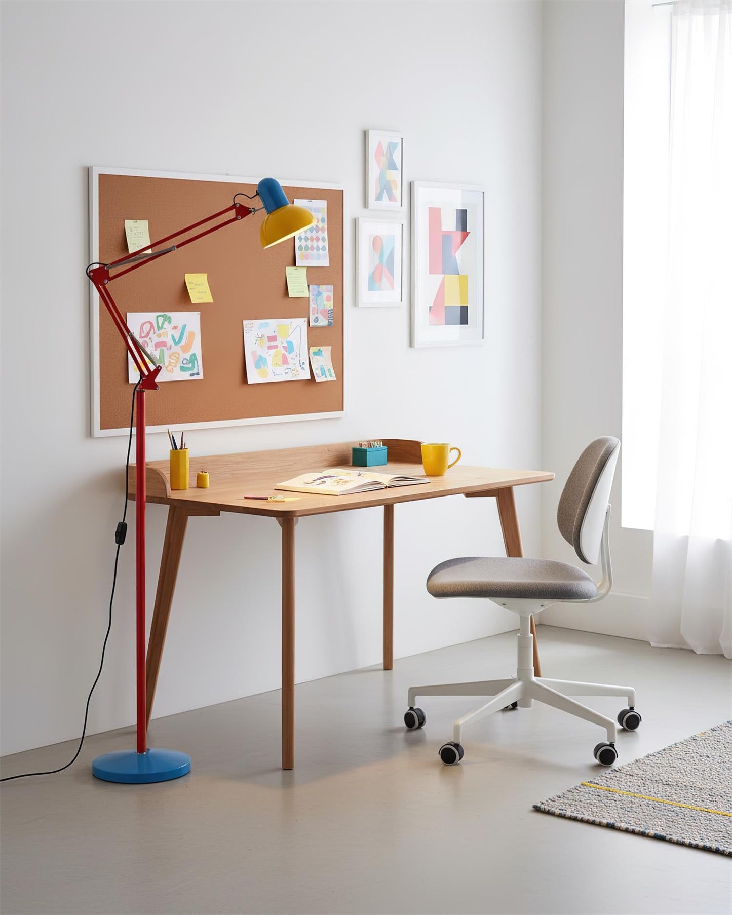 Artistieke moderne staande lamp