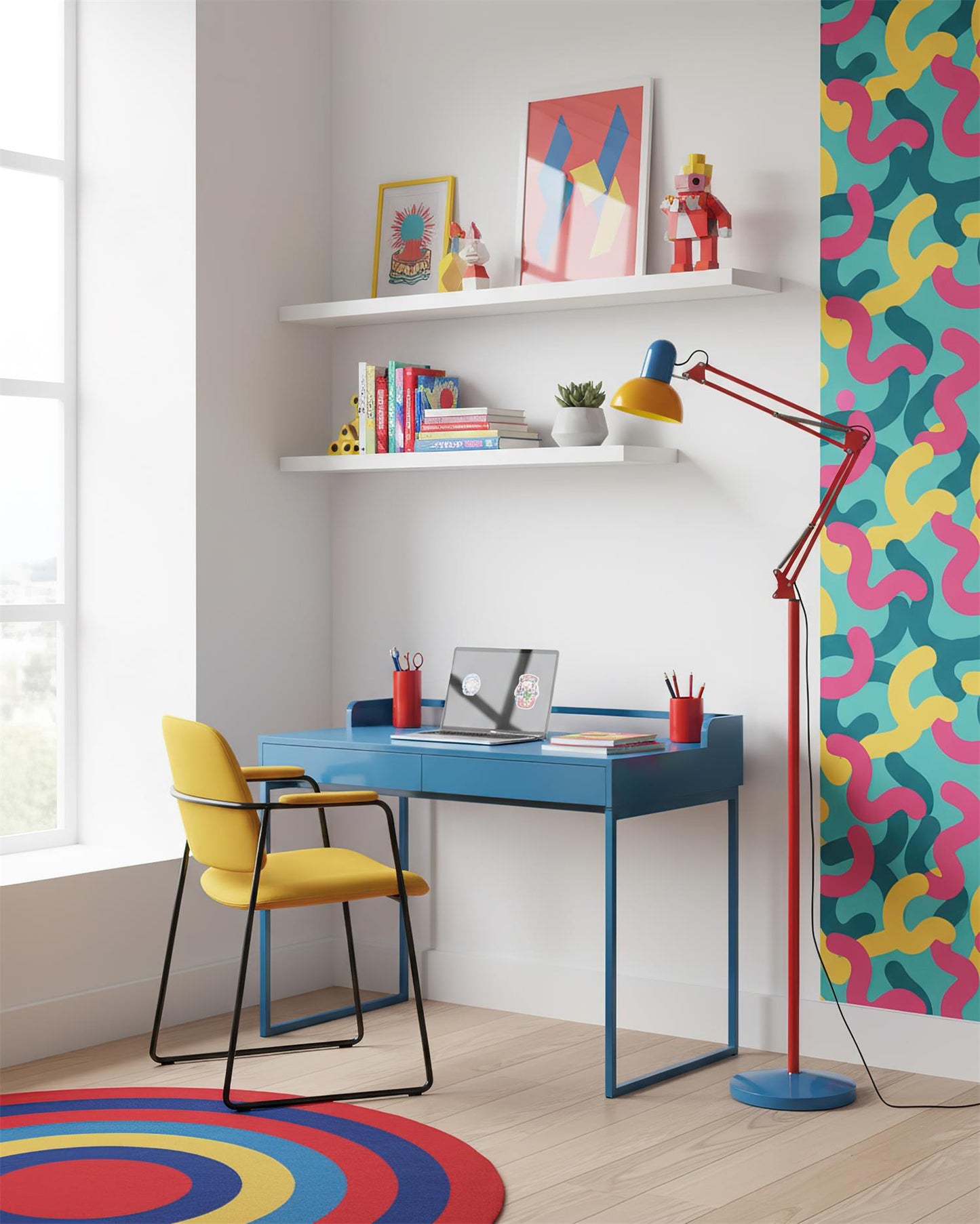 Artistieke moderne staande lamp