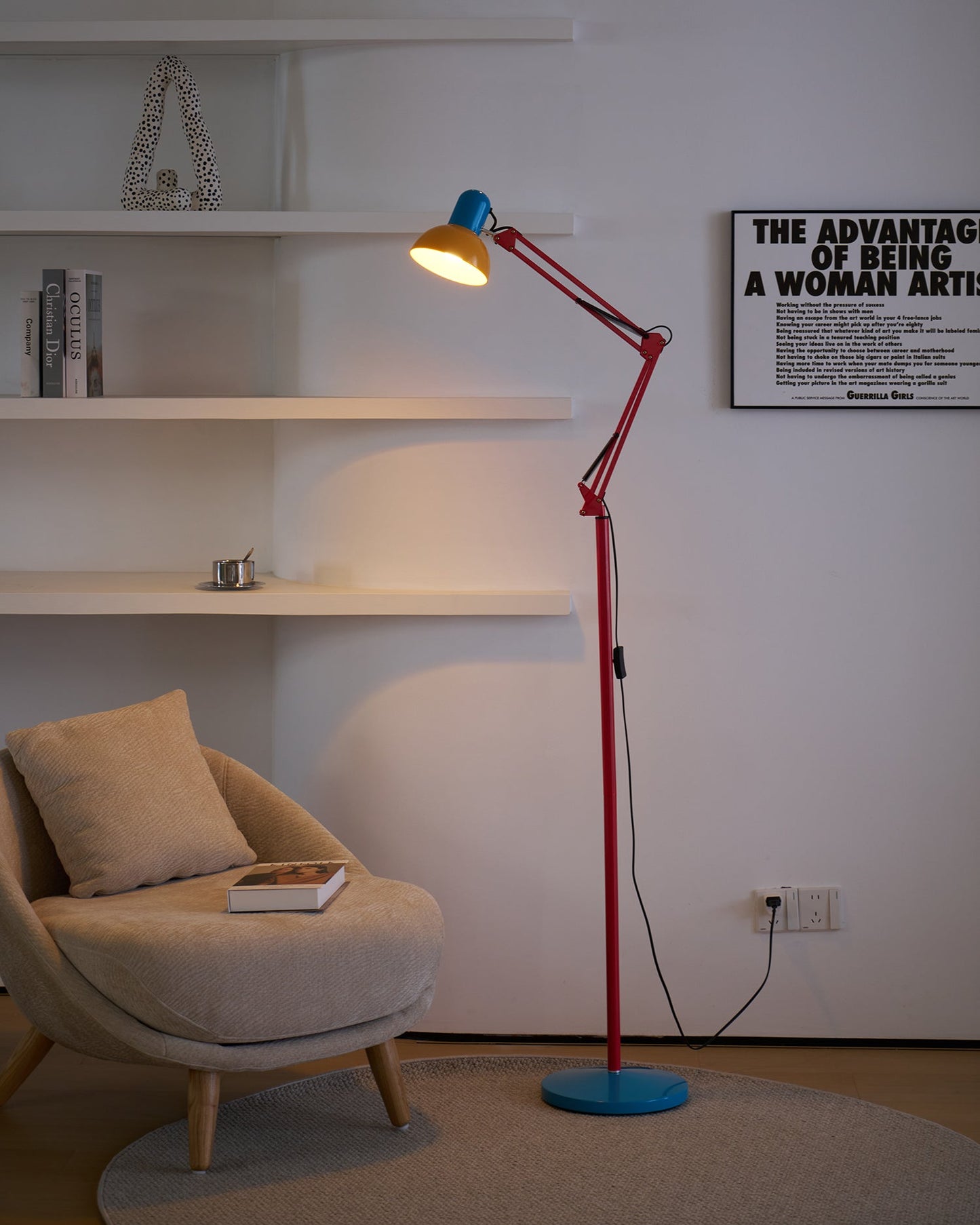 Artistieke moderne staande lamp