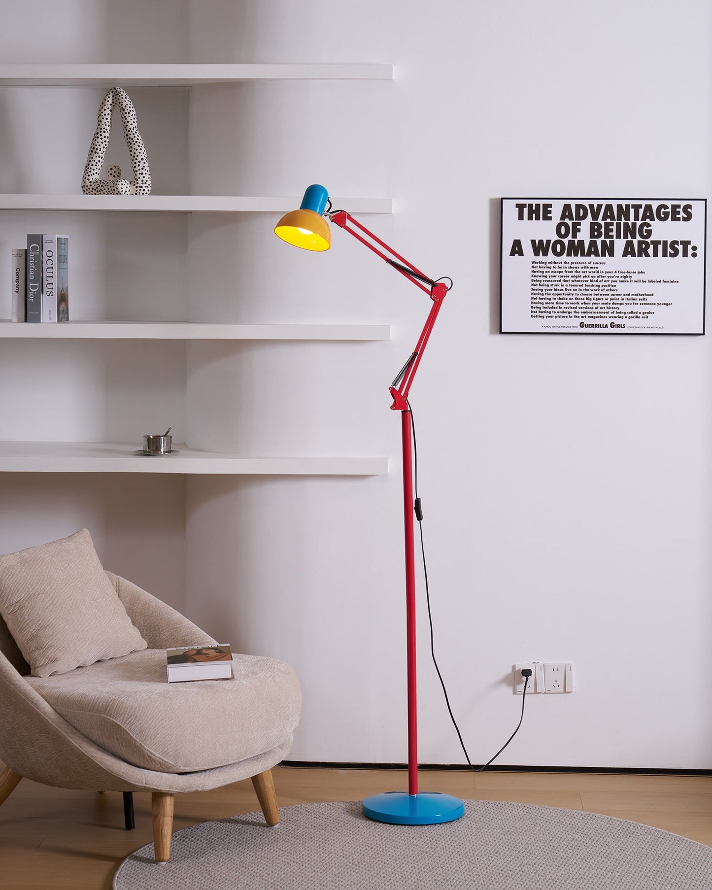 Artistieke moderne staande lamp