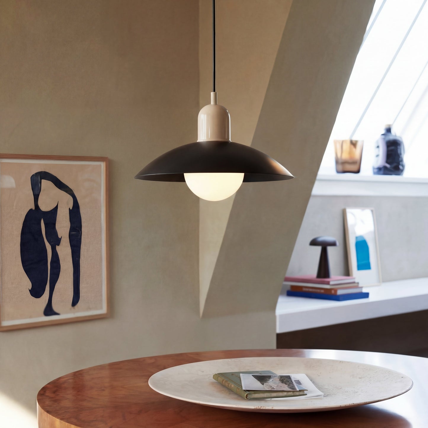 Moderne hanglamp met kleurontwerp