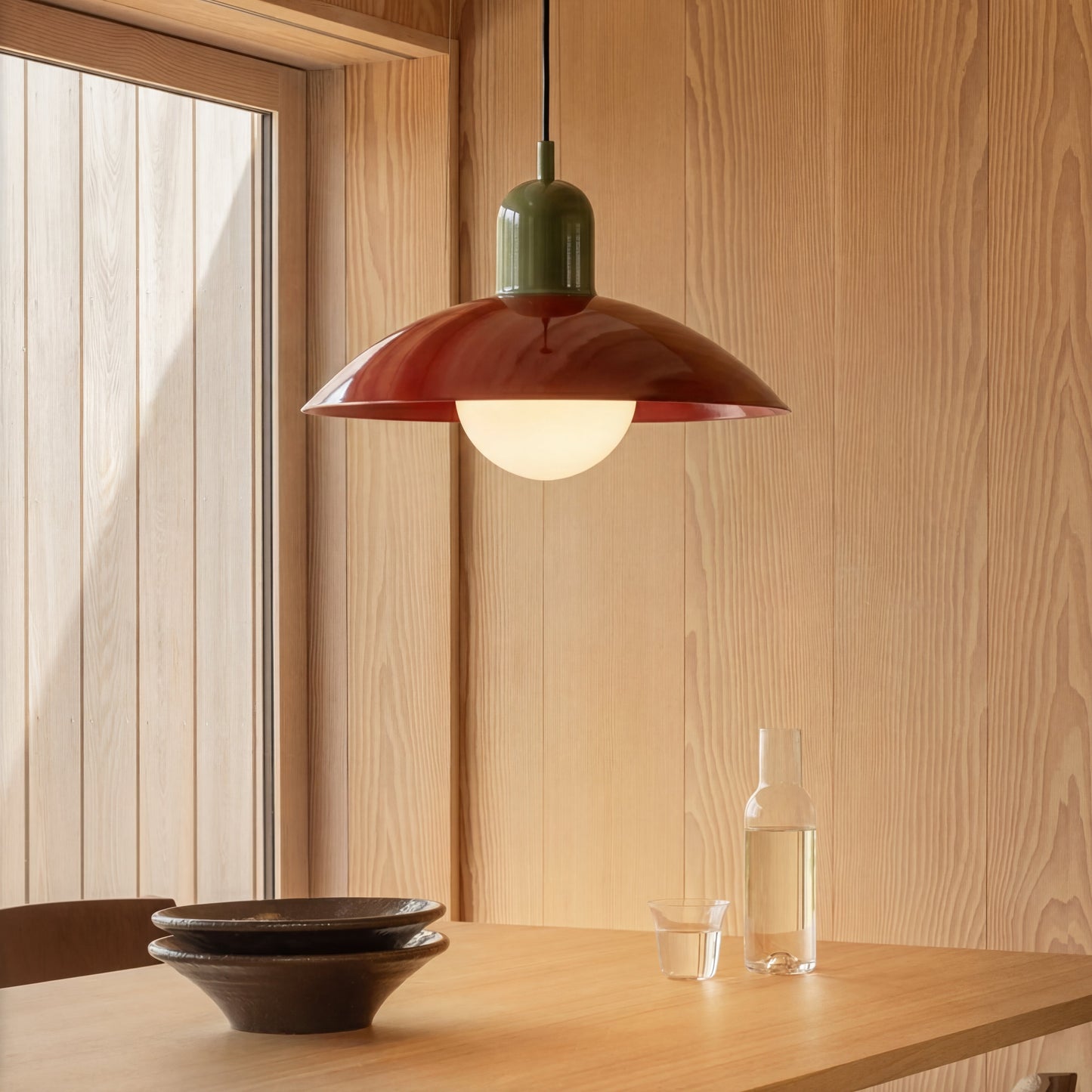 Moderne hanglamp met kleurontwerp