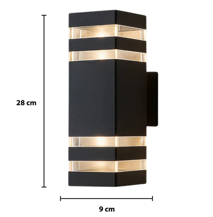 Moderne buitenwandlamp