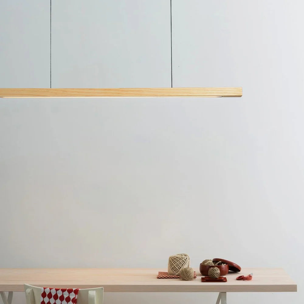Moderne Scandinavische houten hanglamp