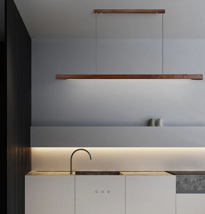 Moderne Scandinavische houten hanglamp