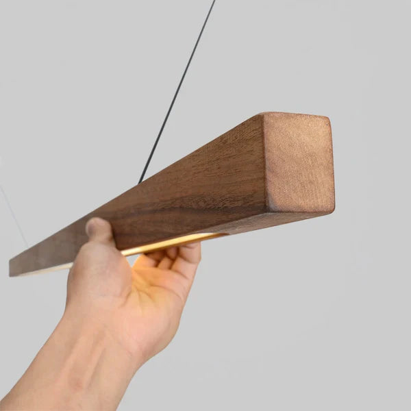 Moderne Scandinavische houten hanglamp