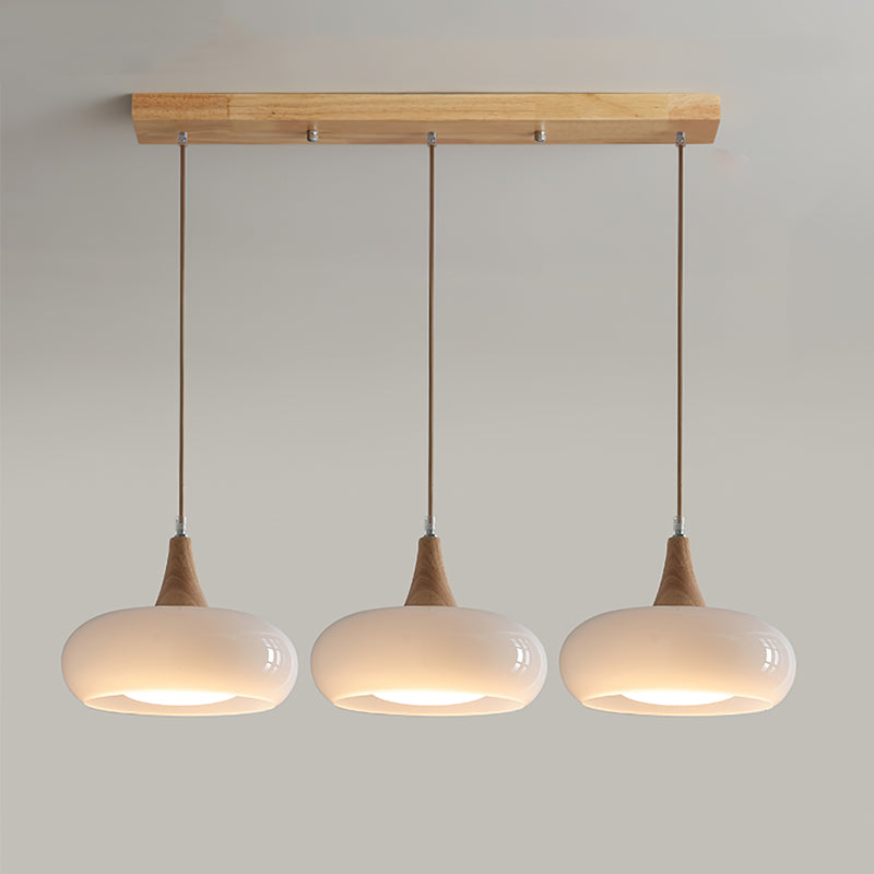 Moderne glazen hanglamp
