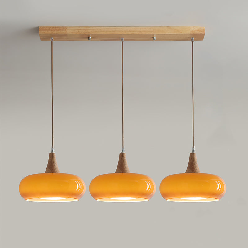 Moderne glazen hanglamp