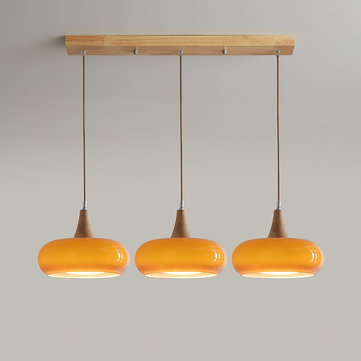 Moderne glazen hanglamp