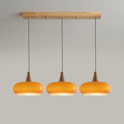 Moderne glazen hanglamp