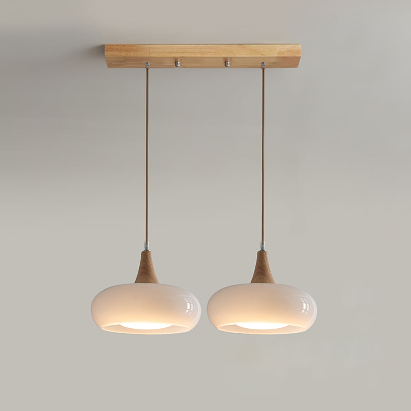 Moderne glazen hanglamp