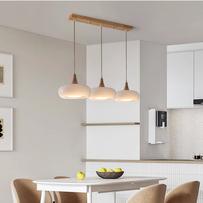 Moderne glazen hanglamp