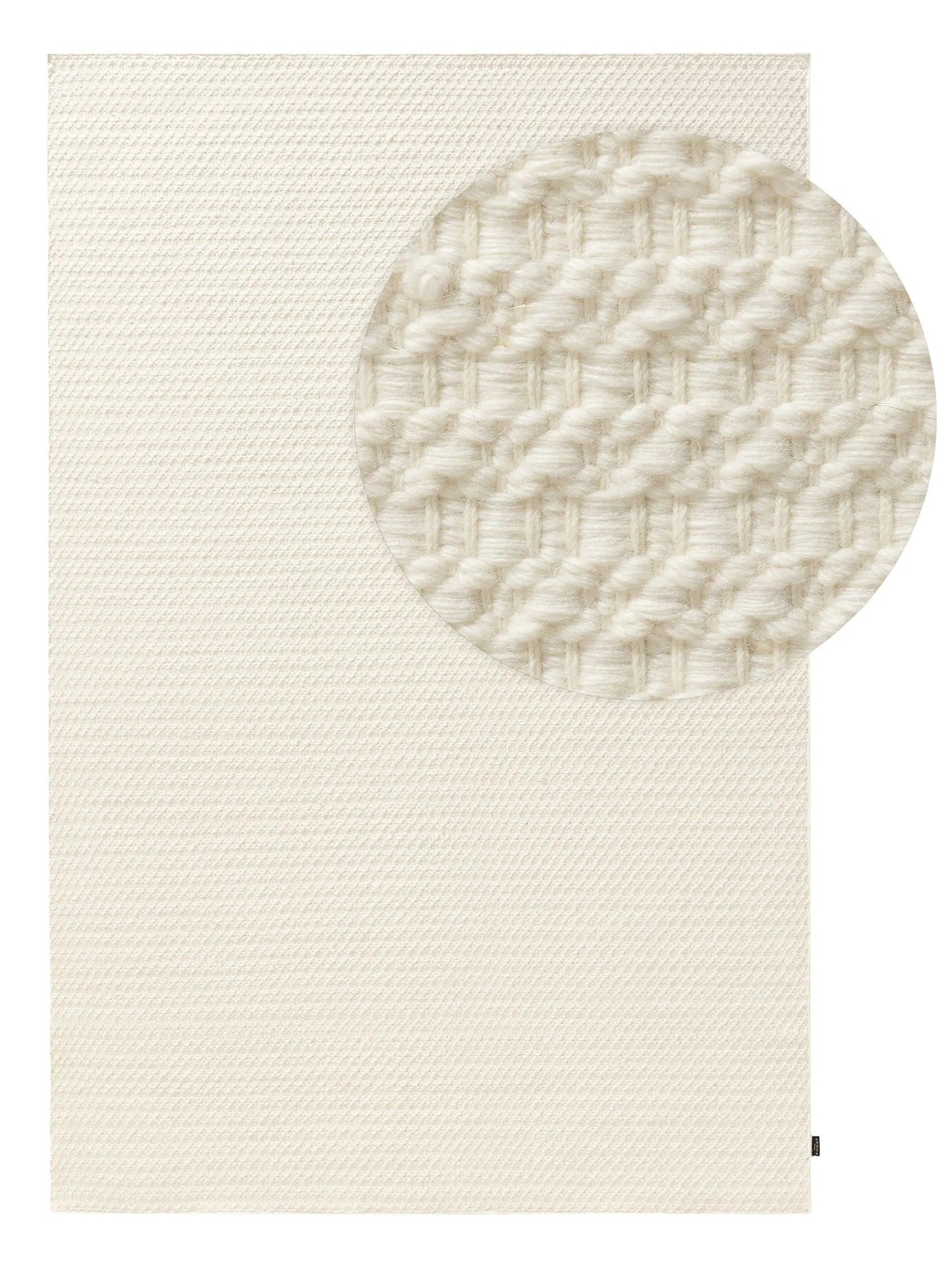 Handgeweven wollen tapijttextuur