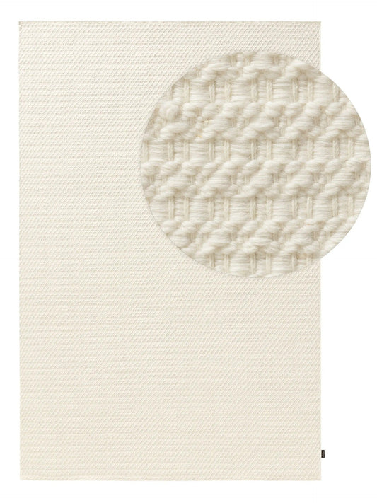 Handgeweven wollen tapijttextuur