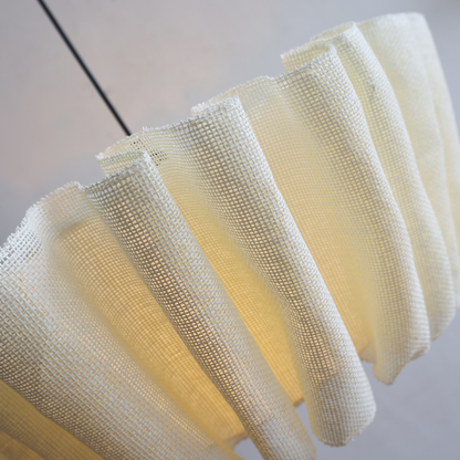 Handgemaakte hanglamp van Scandinavische stof