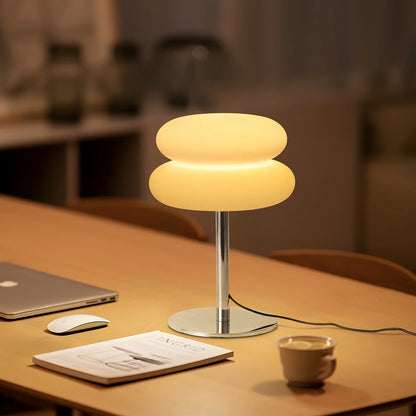 Xandrel mid-century glazen tafellamp