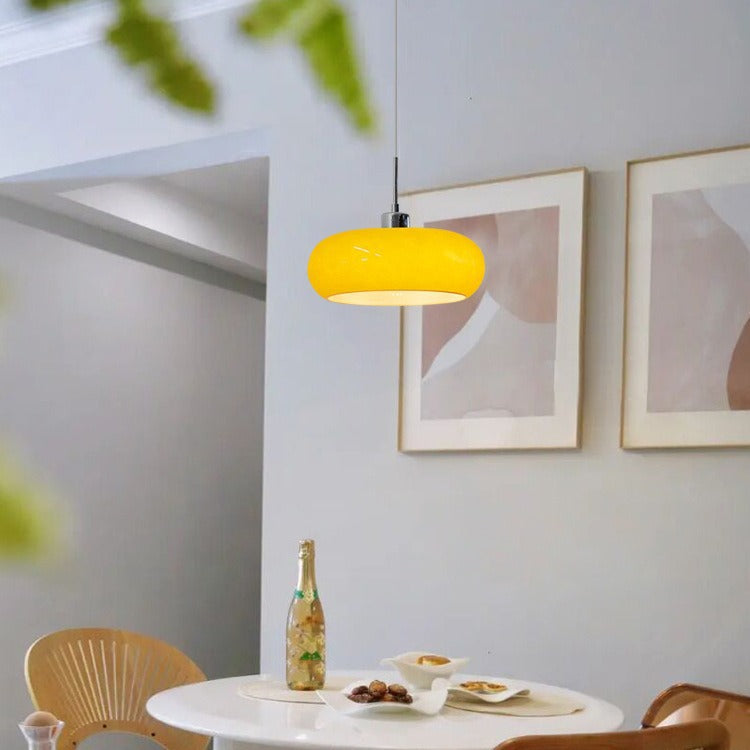 Geometrische hanglamp in Bauhaus-stijl