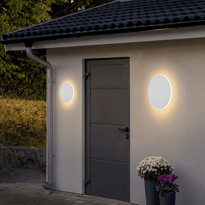 Nordische circulaire waterdichte wandlamp