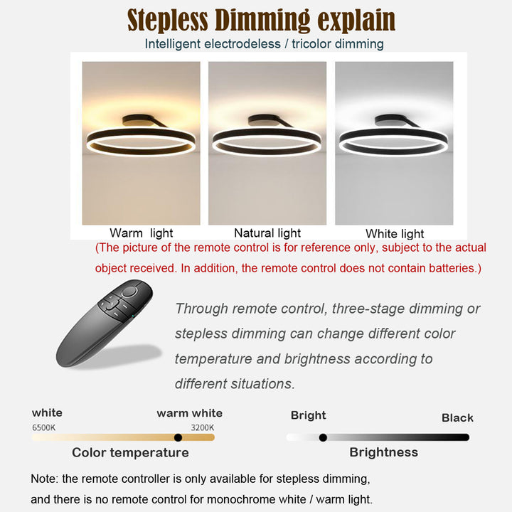 Slanke Noordse Plafondlamp