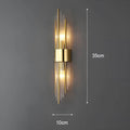 Wandlamp met fonkelende kristallen