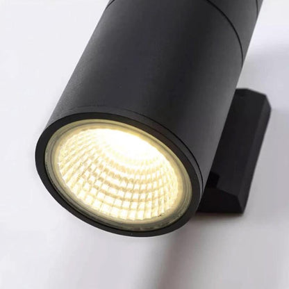 Moderne waterdichte LED-buitenmuurverlichting met op- en neerwaartse lichtbundel