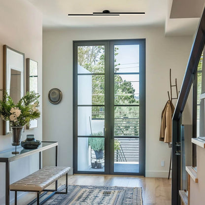 Langwerpige aluminium LED-plafondlamp