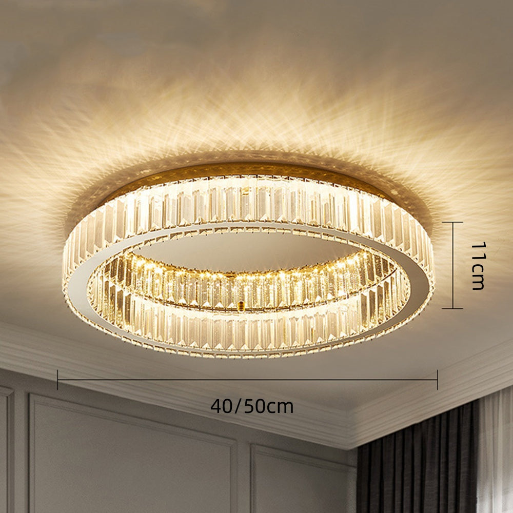 Elegant kristallen halo-licht