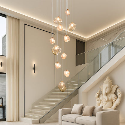 Moderne LED-trap kroonluchter