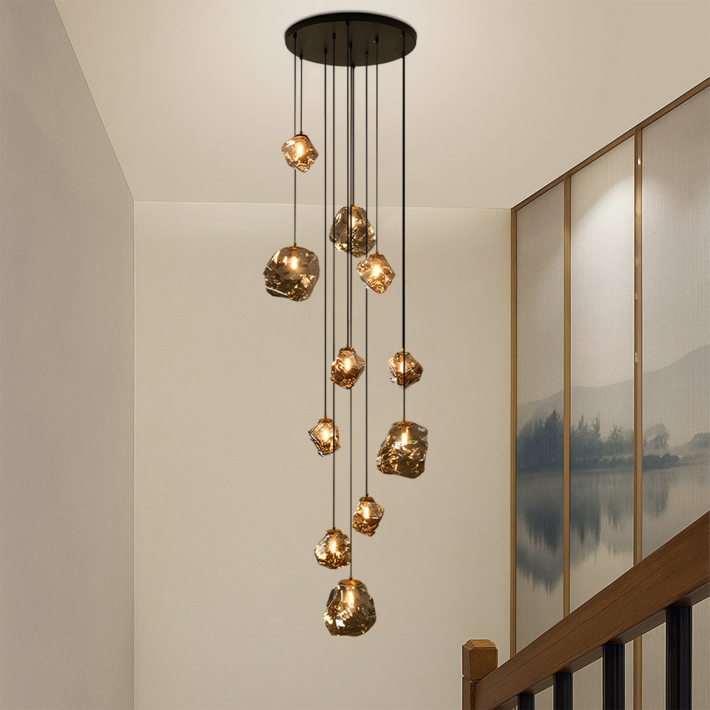Moderne LED-trap kroonluchter