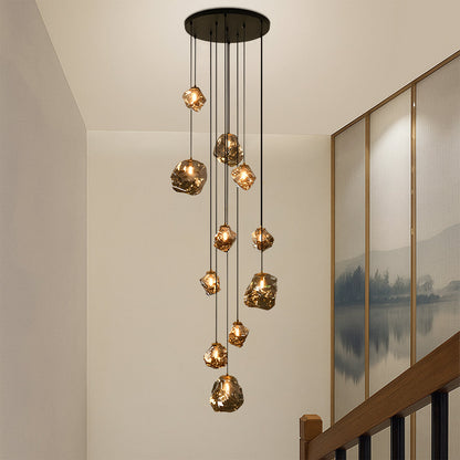 Moderne LED-trap kroonluchter