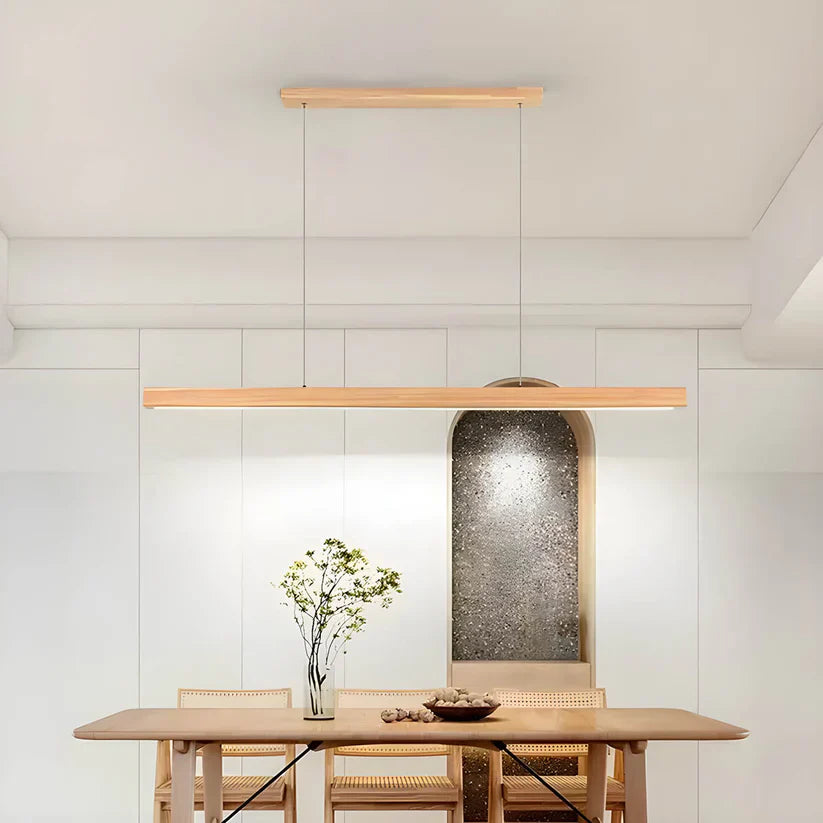 Moderne Scandinavische houten hanglamp