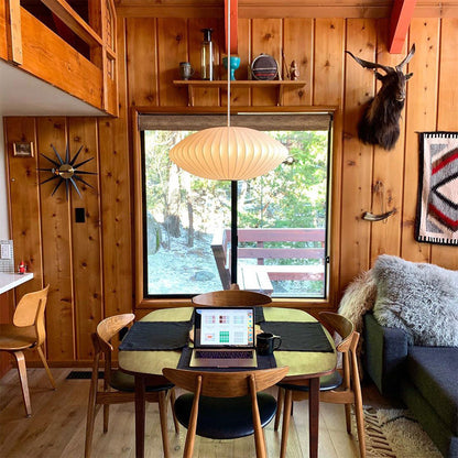 Witte lantaarn hanglamp